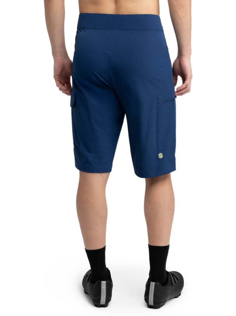 Pantalón corto mtb hombre ciclismo hombre mtb braker Azul - Kiabi