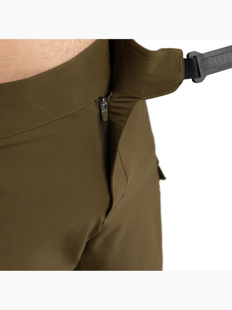 Pantalón corto mtb hombre ciclismo hombre mtb braker Verde - Kiabi