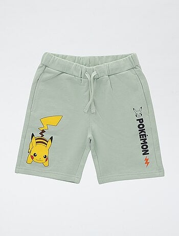 Pantalón corto 'Pokémon' 'Pikachu' en felpa francesa de algodón