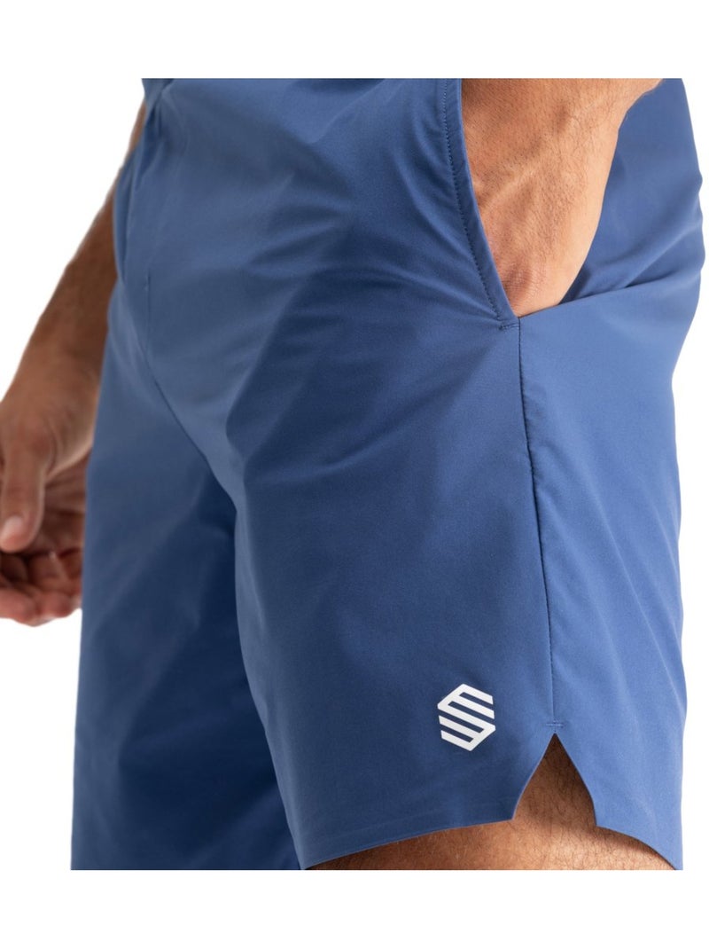 Pantalón corto tenis hombre tenis hombre velozix Azul - Kiabi