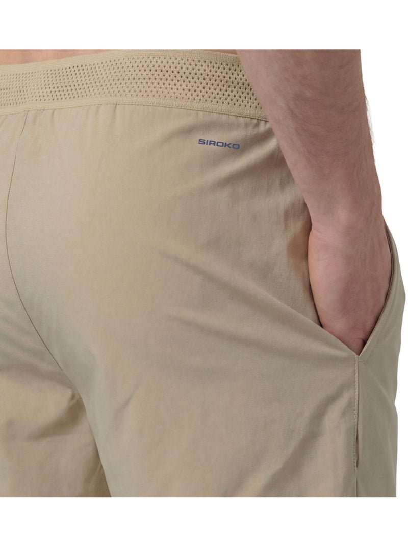 Pantalón corto tenis hombre tenis hombre velozix Beige - Kiabi
