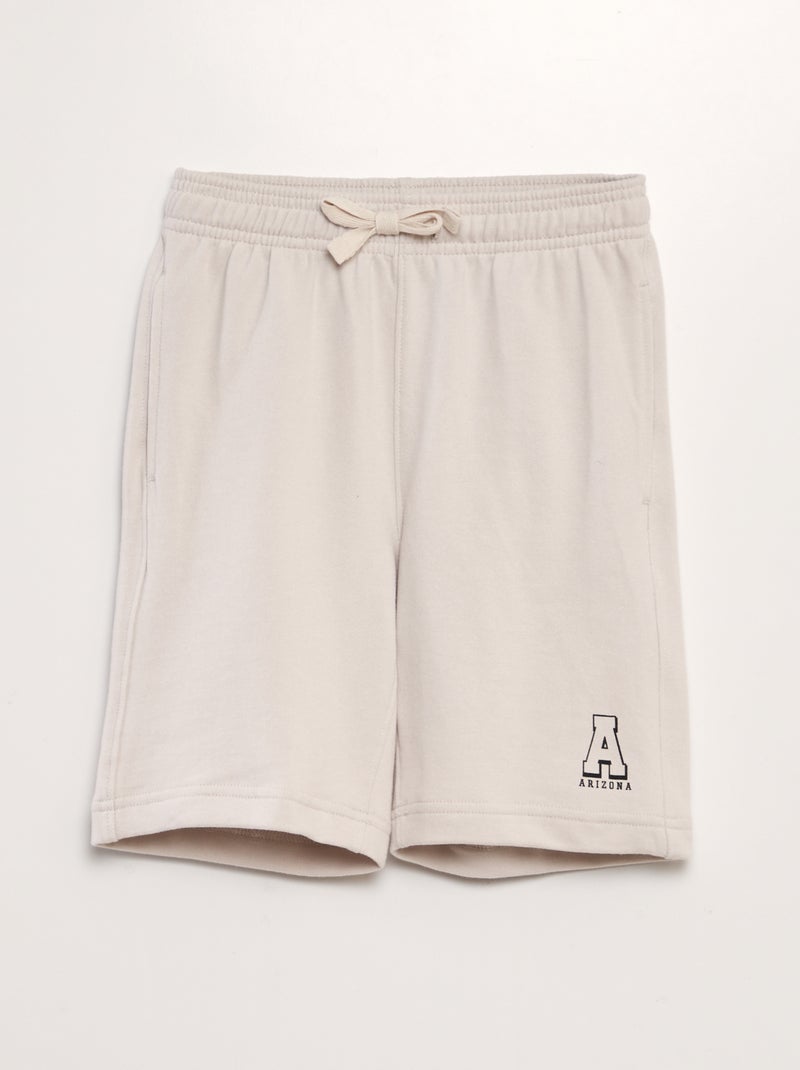 Pantalón corto tipo bermudas BLANCO - Kiabi