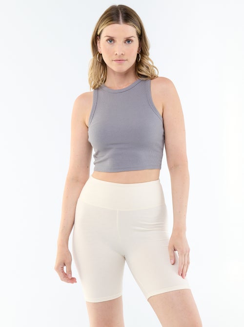 Pantalón corto tipo ciclista - Kiabi