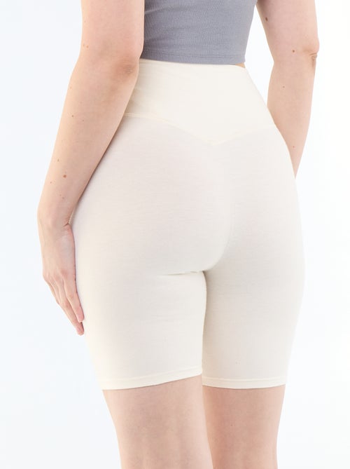 Pantalón corto tipo ciclista - Kiabi
