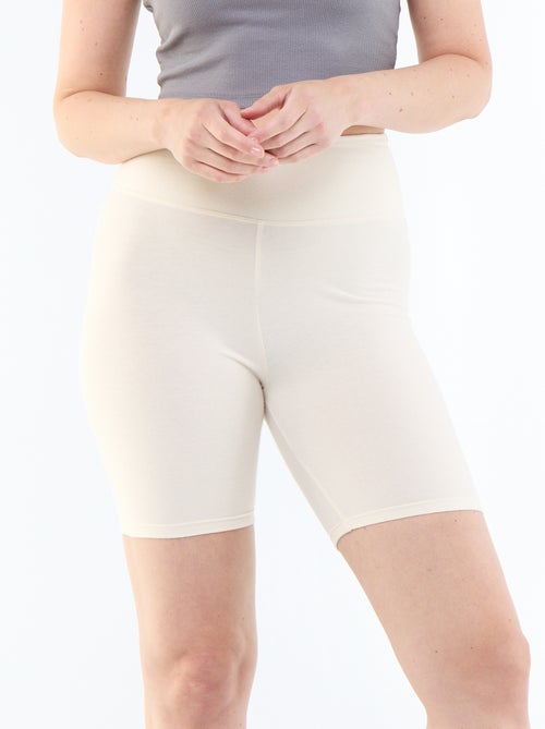 Pantalón corto tipo ciclista - Kiabi