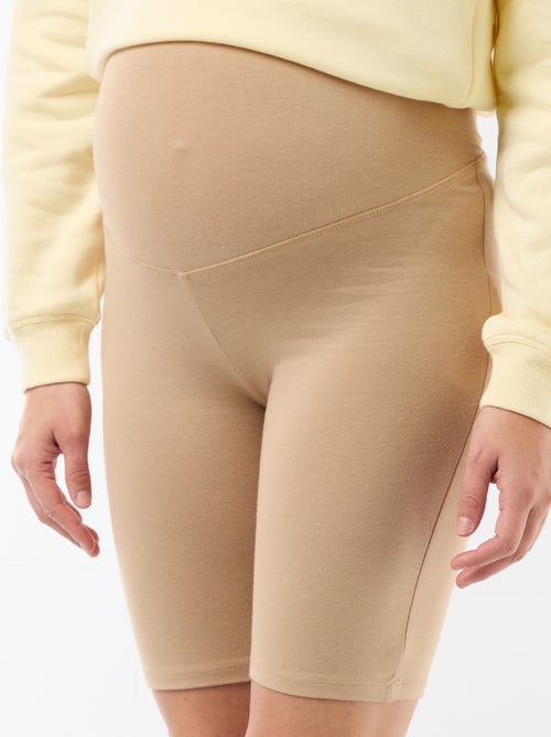 Pantalón corto tipo ciclista premamá - Kiabi