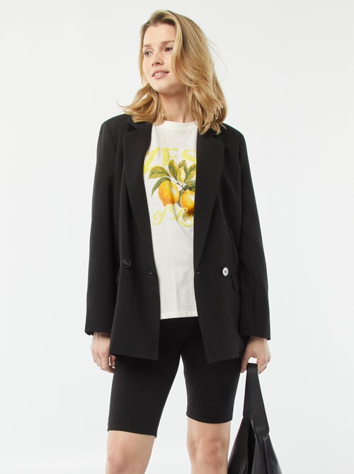 Pantalón corto tipo ciclista premamá - Kiabi