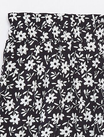 Pantalón corto vaporoso estampado