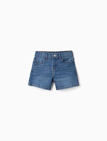 Pantalón corto vaquero ajustado con cinco bolsillos
