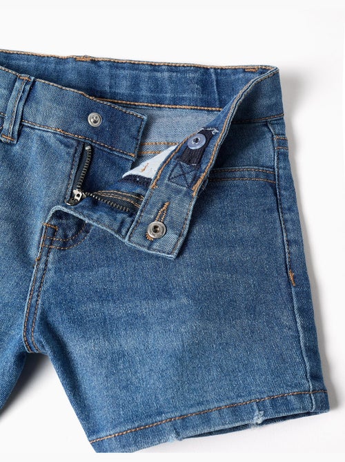 Pantalón corto vaquero ajustado con cinco bolsillos - Kiabi