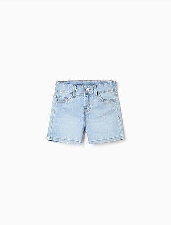 Pantalón corto vaquero ajustado con cinco bolsillos