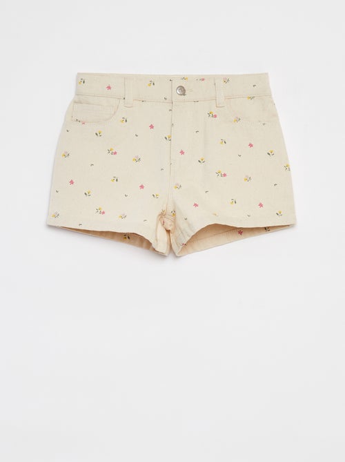 Pantalón corto vaquero - Kiabi