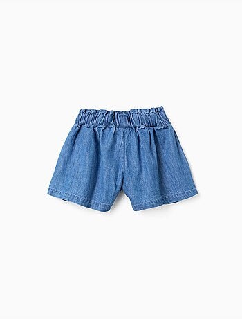 Pantalón corto vaquero con bolsillos delanteros