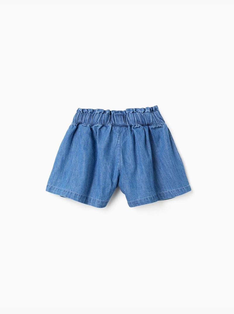 Pantalón corto vaquero con bolsillos delanteros Azul Azul - Kiabi