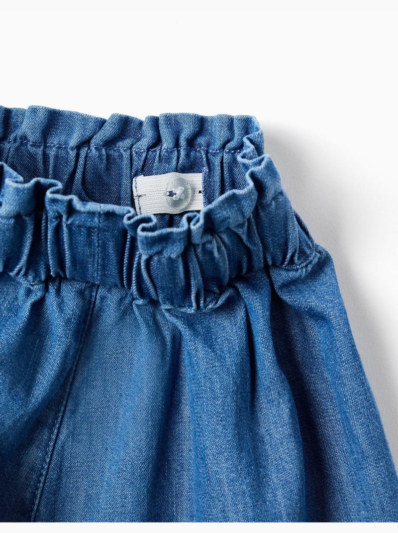 Pantalón corto vaquero con bolsillos delanteros Azul Azul - Kiabi