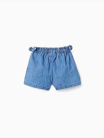 Pantalón corto vaquero con bolsillos delanteros