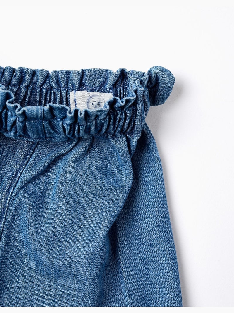Pantalón corto vaquero con bolsillos delanteros Azul Azul - Kiabi