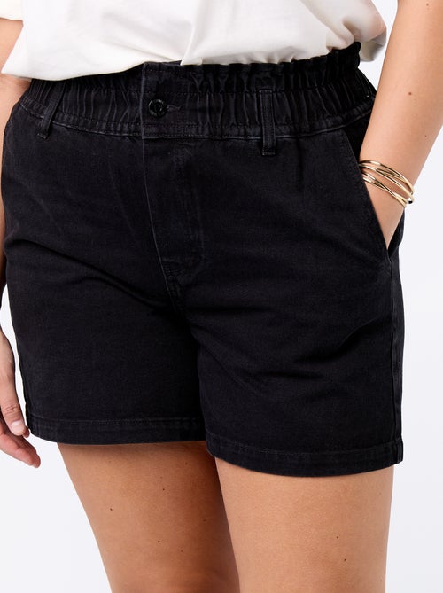 Pantalón corto vaquero con bolsillos - Kiabi