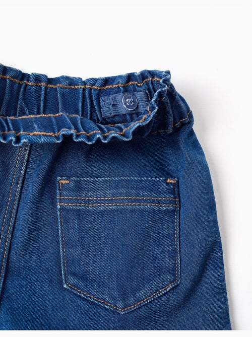 Pantalón corto vaquero con cintura elástica - Kiabi