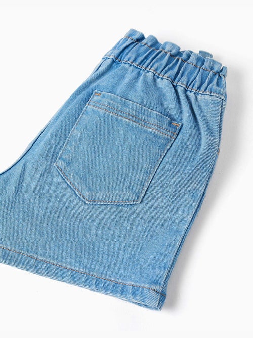 Pantalón corto vaquero con cintura elástica - Kiabi Pantalón corto vaquero con cintura elástica - Kiabi