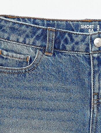 Pantalón corto vaquero de tiro alto