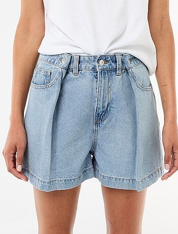 Pantalón corto vaquero de tiro alto