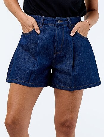 Pantalón corto vaquero de tiro alto