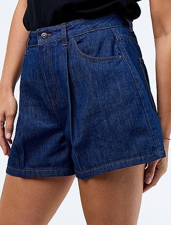 Pantalón corto vaquero de tiro alto