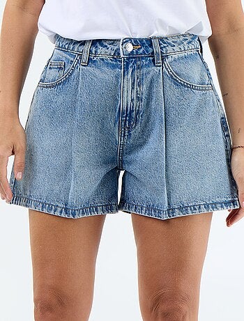 Pantalón corto vaquero de tiro alto