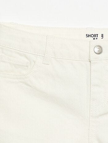 Pantalón corto vaquero de tiro alto