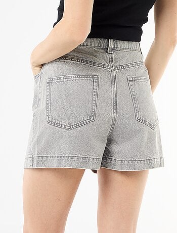 Pantalón corto vaquero de tiro alto