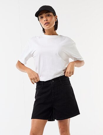 Pantalón corto vaquero de tiro alto