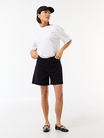 Pantalón corto vaquero de tiro alto