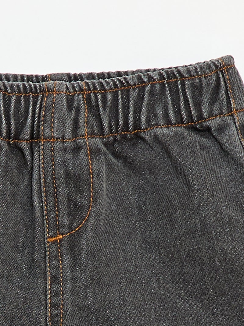 Pantalón corto vaquero Gris - Kiabi