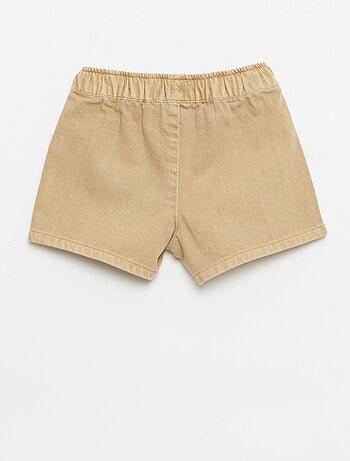 Pantalón corto vaquero liso