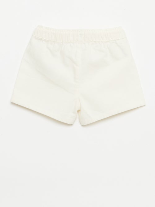 Pantalón corto vaquero liso - Kiabi