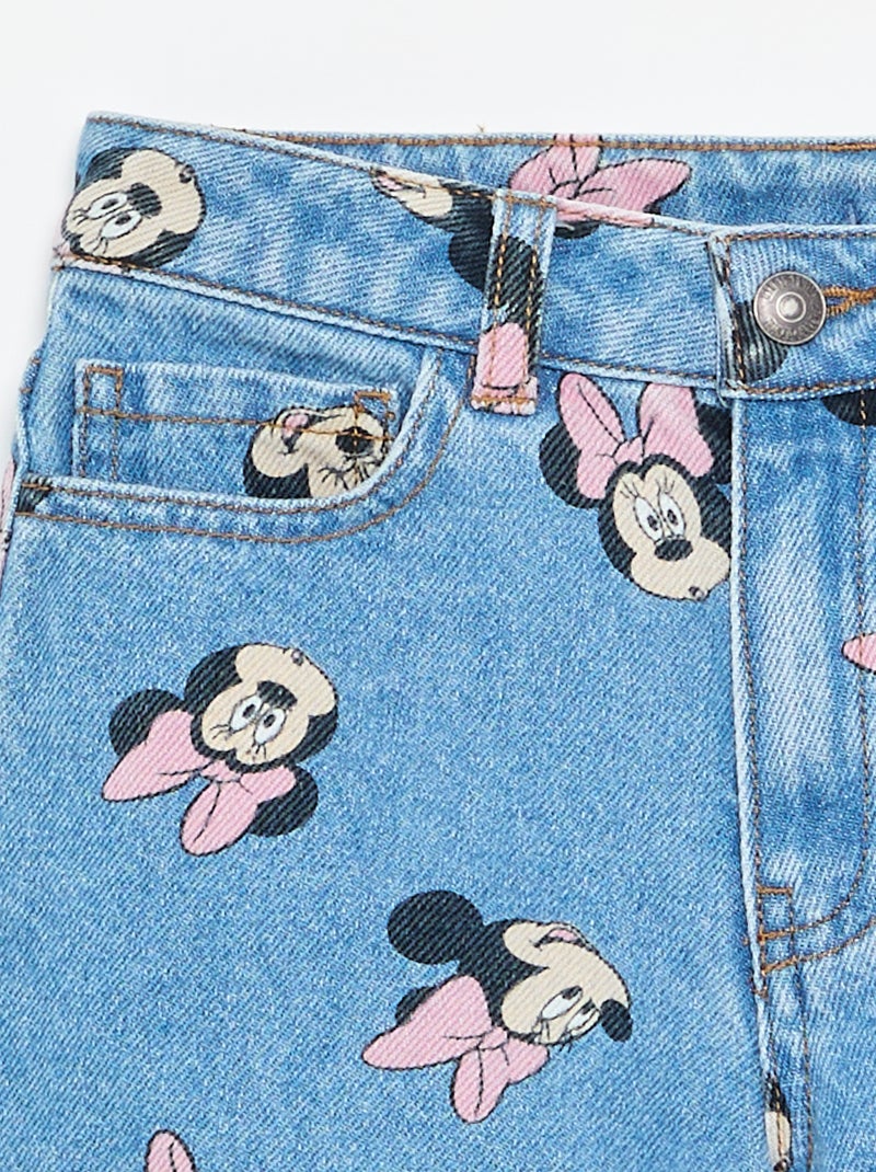 Pantalón corto vaquero 'Minnie' 'Disney' Azul - Kiabi