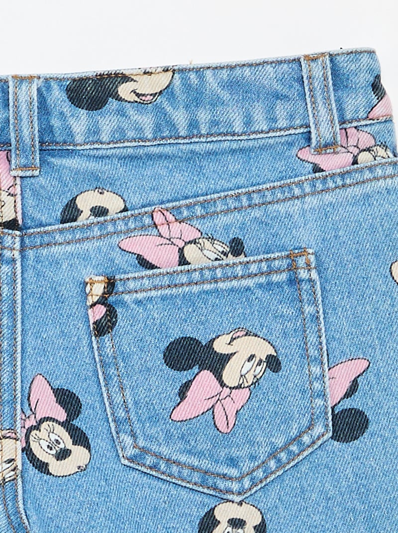 Pantalón corto vaquero 'Minnie' 'Disney' Azul - Kiabi