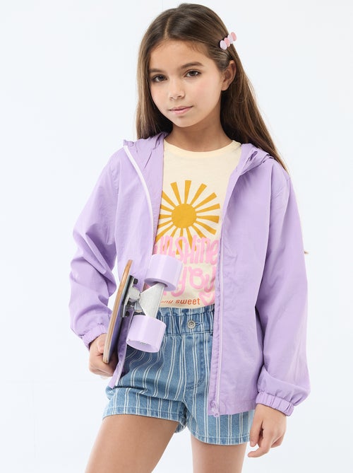 Pantalón corto vaquero paper bag - Kiabi