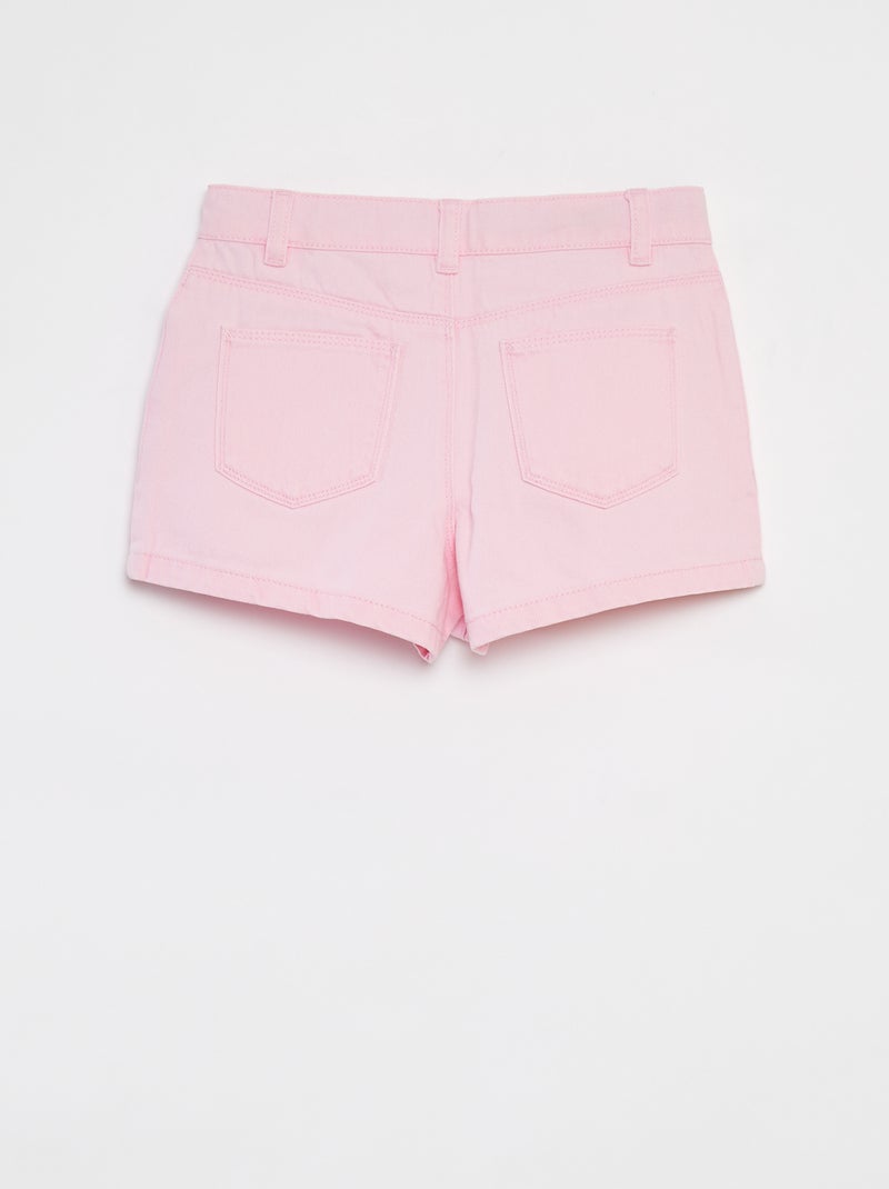 Pantalón corto vaquero ROSA - Kiabi