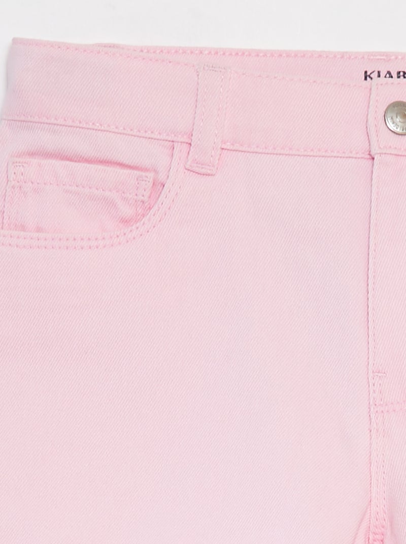 Pantalón corto vaquero ROSA - Kiabi