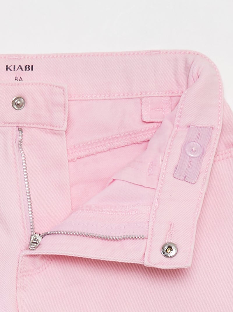 Pantalón corto vaquero ROSA - Kiabi