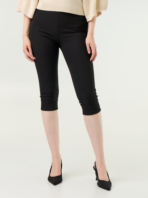 Pantalón cropped de punto elástico - Kiabi Pantalón cropped de punto elástico - Kiabi