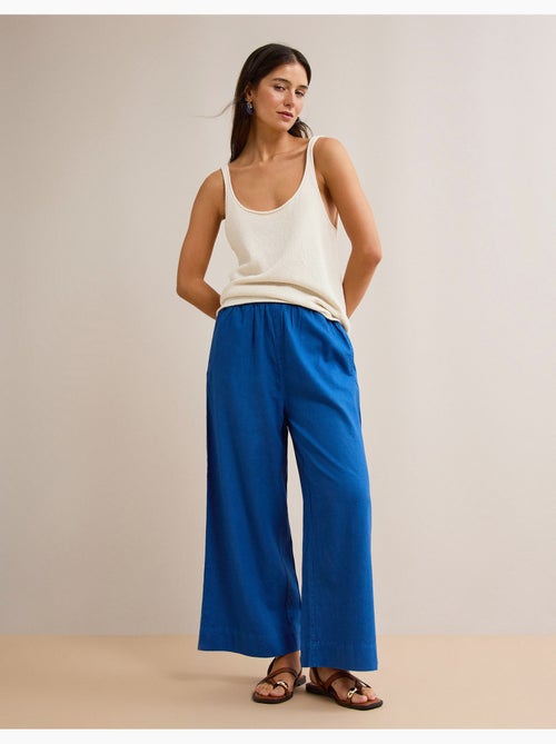 Pantalón culotte con lino, MO Fashion - Kiabi