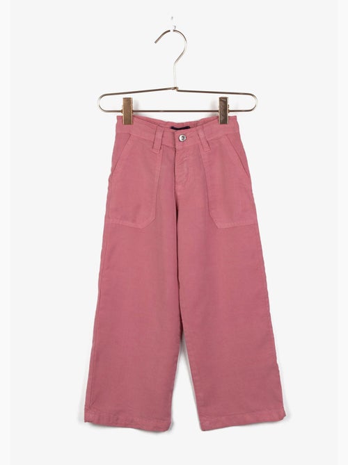 Pantalón culotte rosa para niña - Kiabi Pantalón culotte rosa para niña - Kiabi