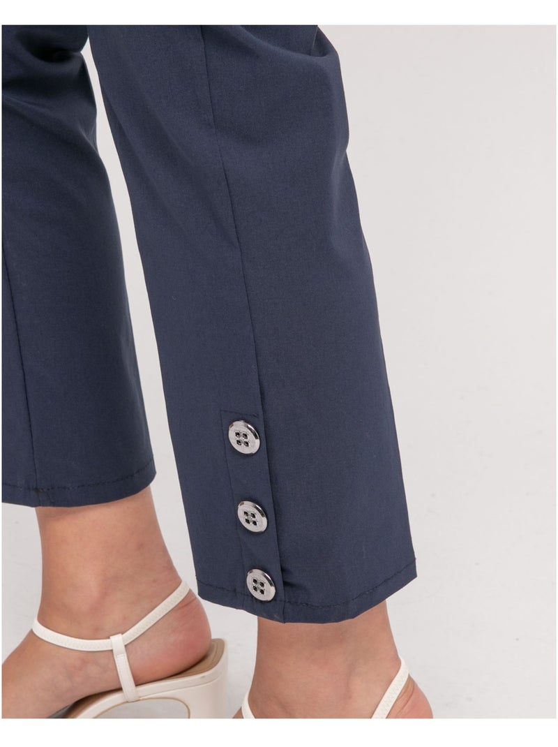 Pantalón de 7/8 EBLIE Azul marino - Kiabi