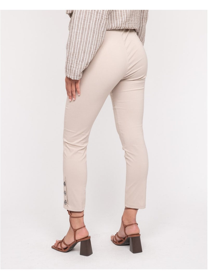 Pantalón de 7/8 EBLIE Beige - Kiabi