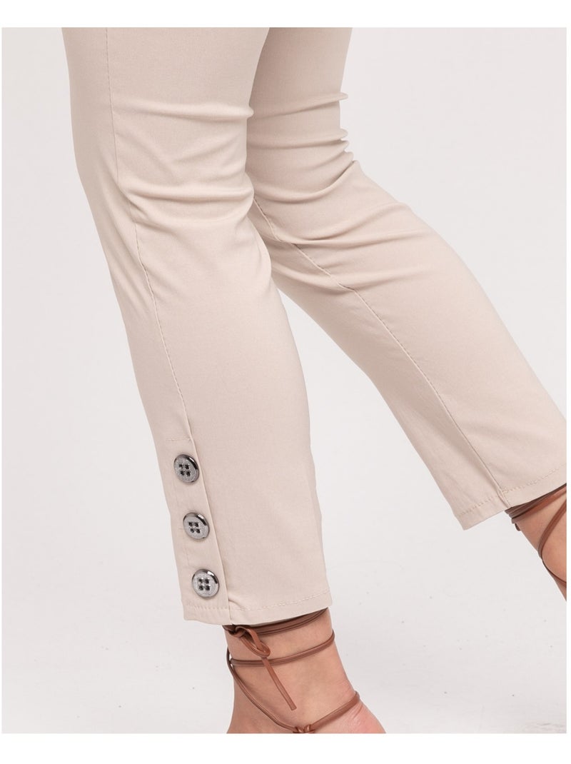 Pantalón de 7/8 EBLIE Beige - Kiabi