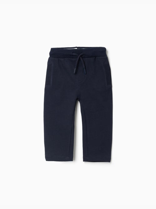 Pantalón de algodón con cordón - Kiabi