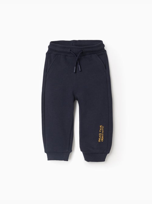 Pantalón de algodón con estampado Creativity - Kiabi